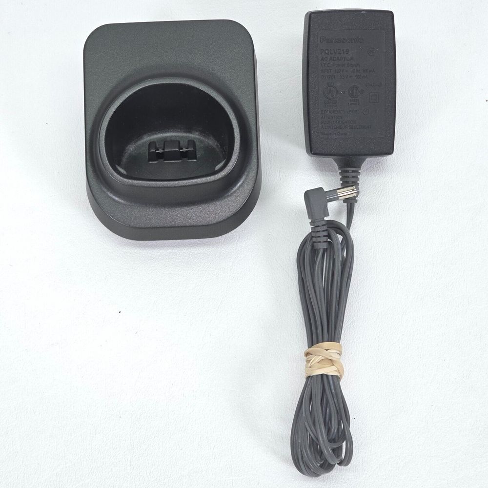 Panasonic PNLC1008ZA T Cordless‎ Phone Charger Base + PQLV219 AC Adapter TESTED!